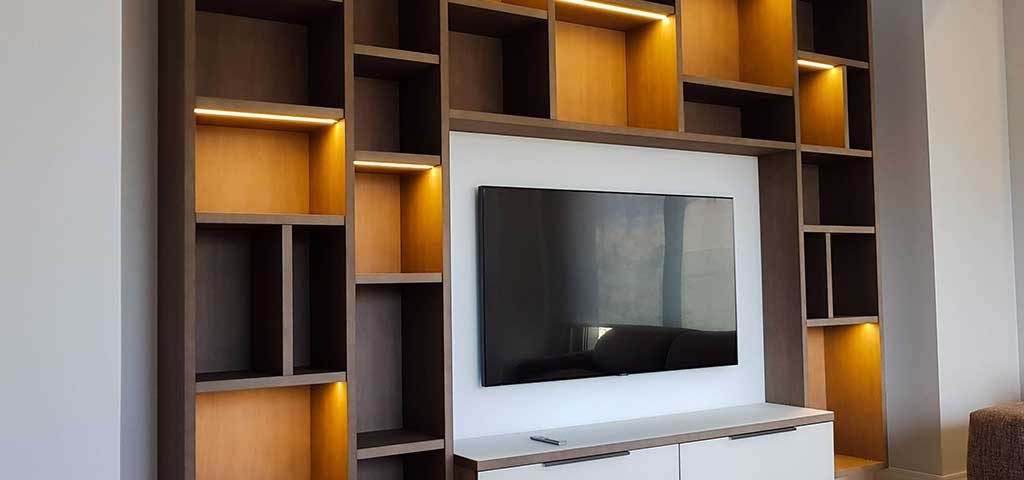 Librería diseño para salón