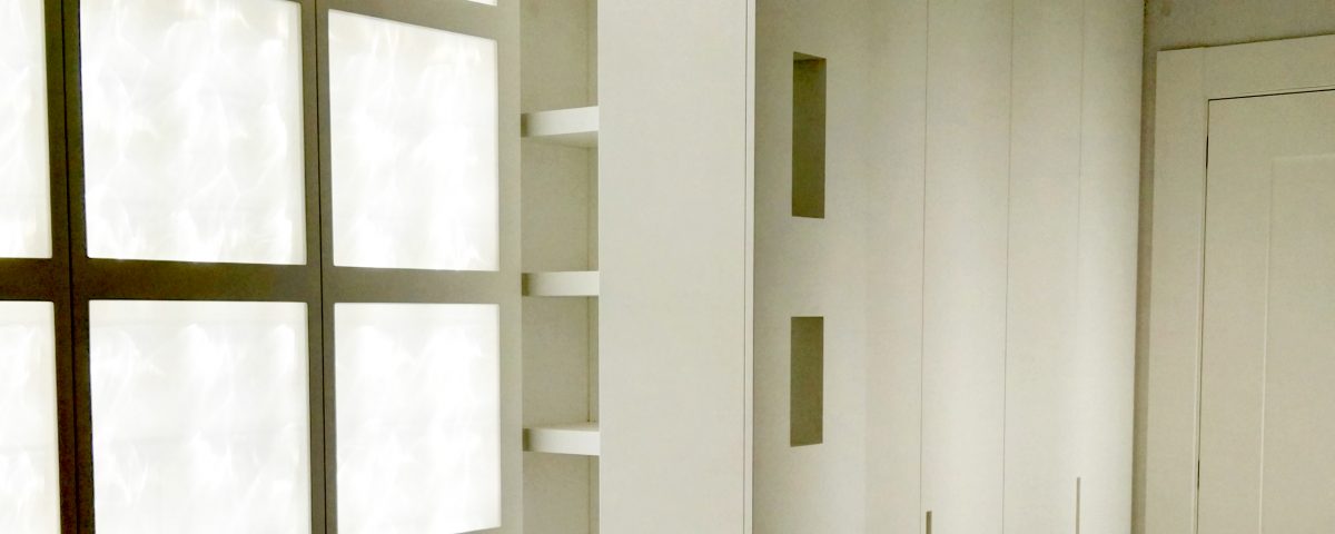 Recibidor laca blanca