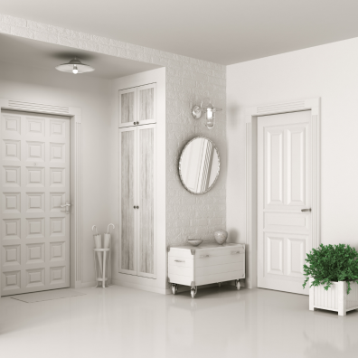 Armario de la misma carpintería de la casa o armario recibidor puertas clásicas